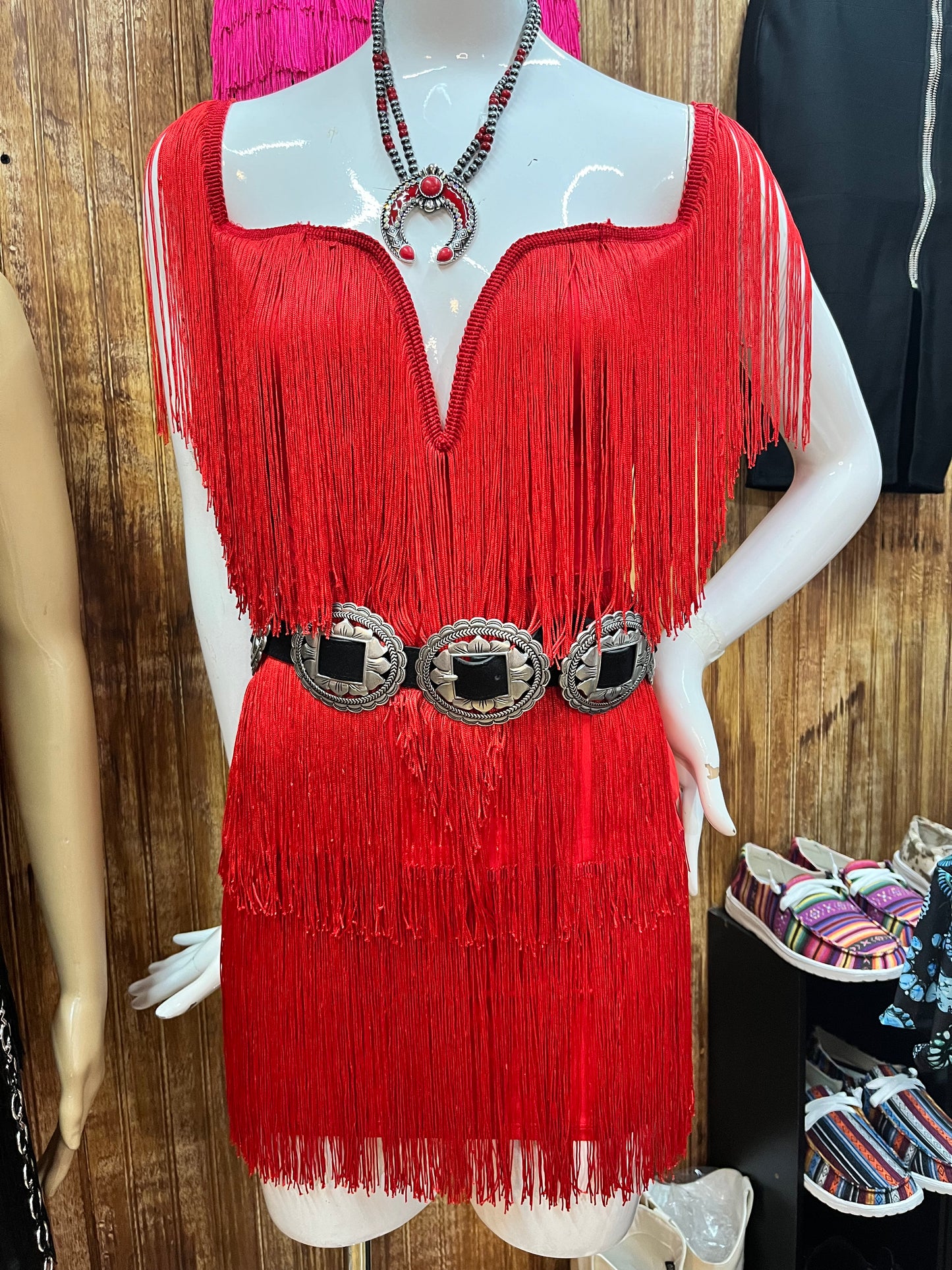 Off of Sholder Red Dress