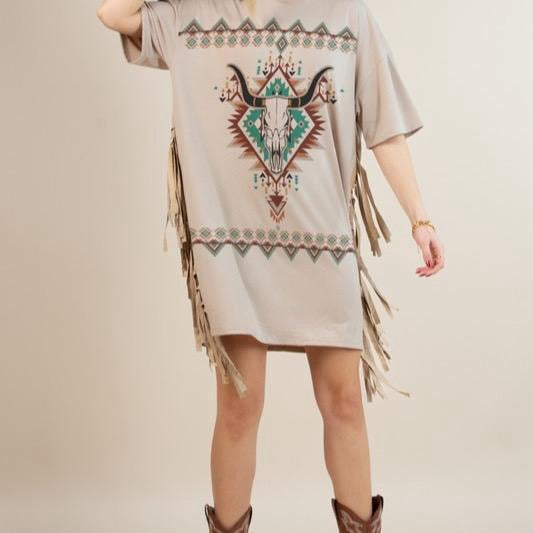 Western T-shirts Dress