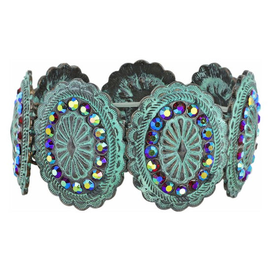 Concho Rhinestone Bracelet