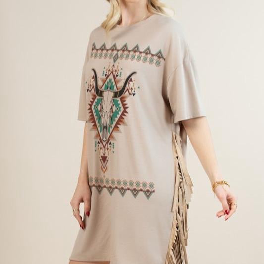 Western T-shirts Dress