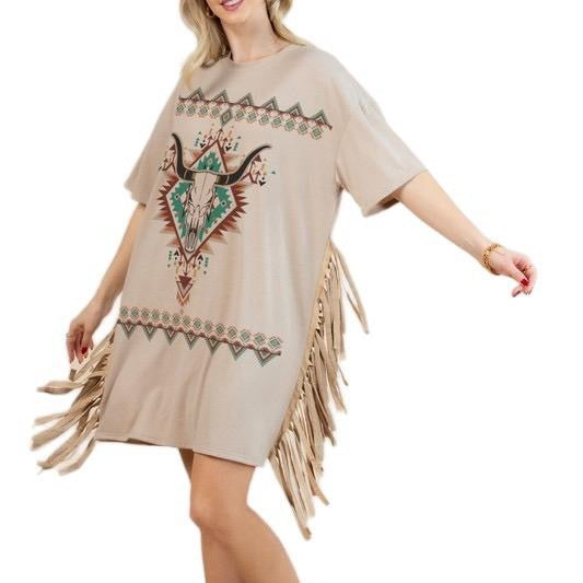 Western T-shirts Dress