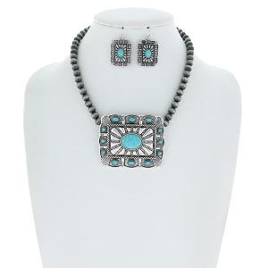 Western concho Necklace